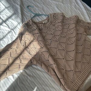 Z Supply Taupe Knit Sweater